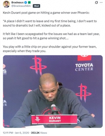 休媒晒1数据证KD价值！乌度卡道出交易就为决胜时刻 火箭官方力挺|凯文·杜兰特|太阳|绝杀|范弗利特|菲尼克斯太阳队_新浪体育_新浪新闻